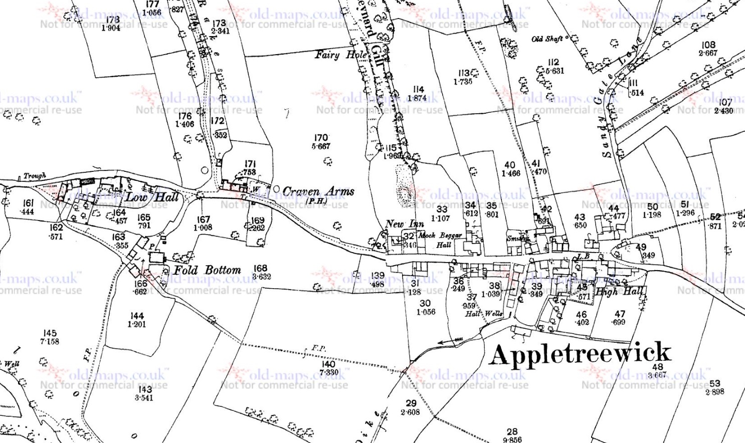 Map of Appletreewick